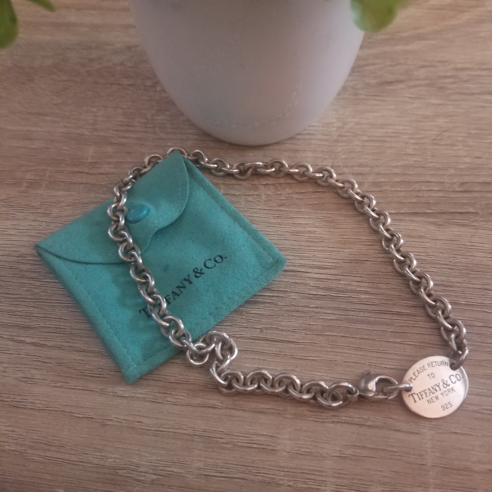 Tiffany Oval Tag Necklace
